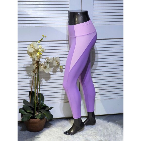NWT Wilo The Label Women's Lilac Pink Color Block Legging Pants Sz Small  2770 - Picture 4 of 9